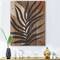 Designart - Tropical Leaf Silhouettes and Shapes II - Modern Print on Natural Pine Wood